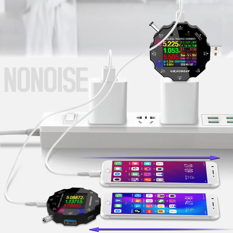 UD18 Для APP USB 3 0 Тип C PD DC5.5 5521 Вольтметр Амперметр Напряжение измеритель тока для