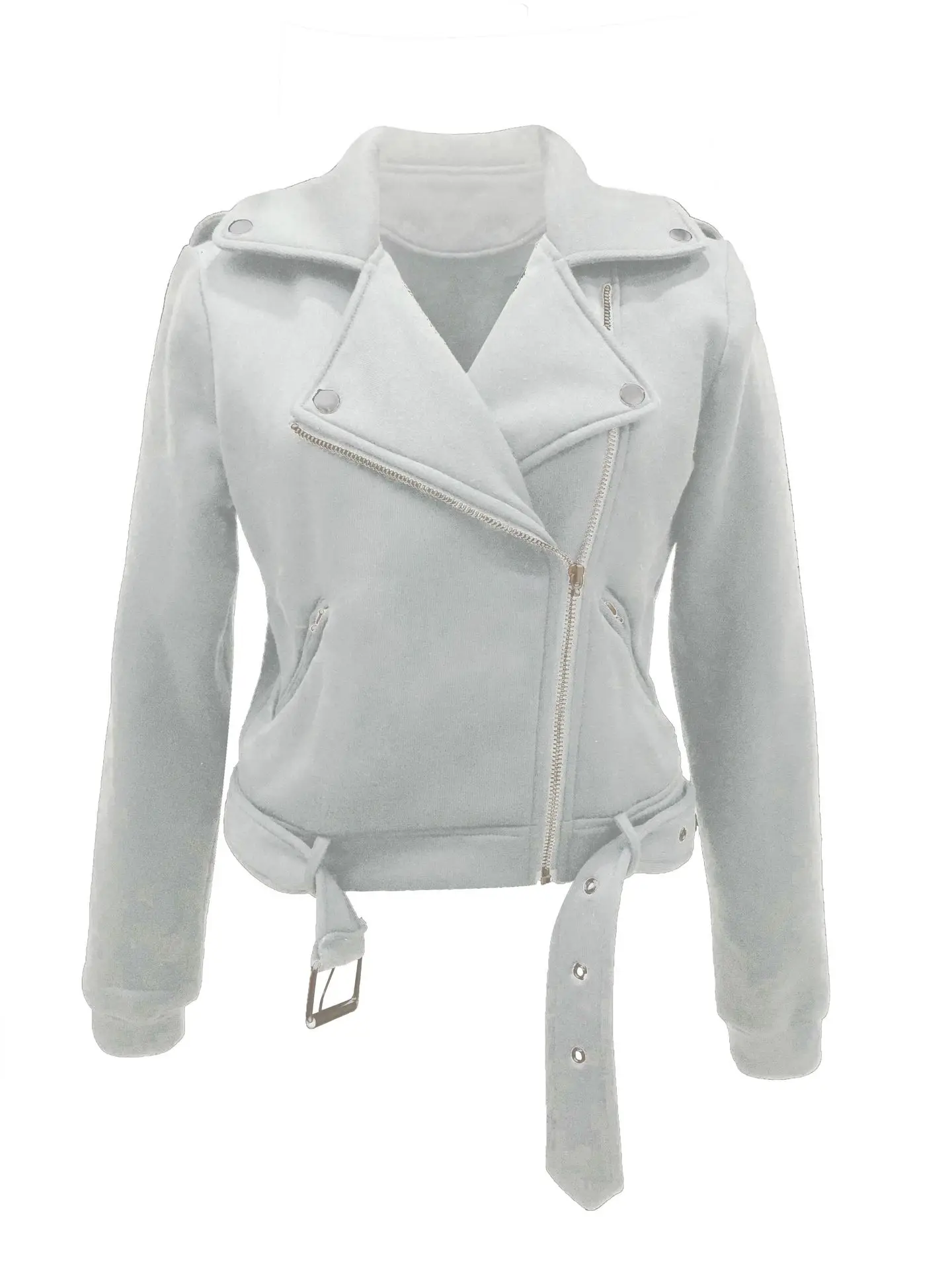 

Red Color Coats And Jackets Zipper Long Sleeve Office Ladies Autumn Top Women Streetwear Plus Size Winter Clothes Women SJ3440R