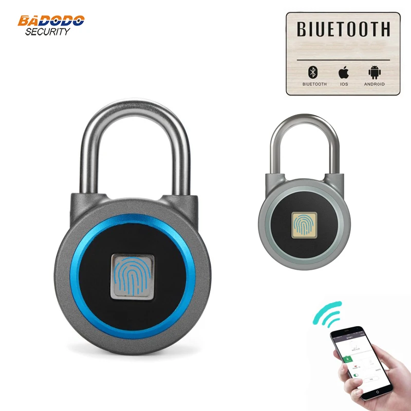IP65 Водонепроницаемый без ключа smart Bluetooth отпечатков пальцев замок противоугонной