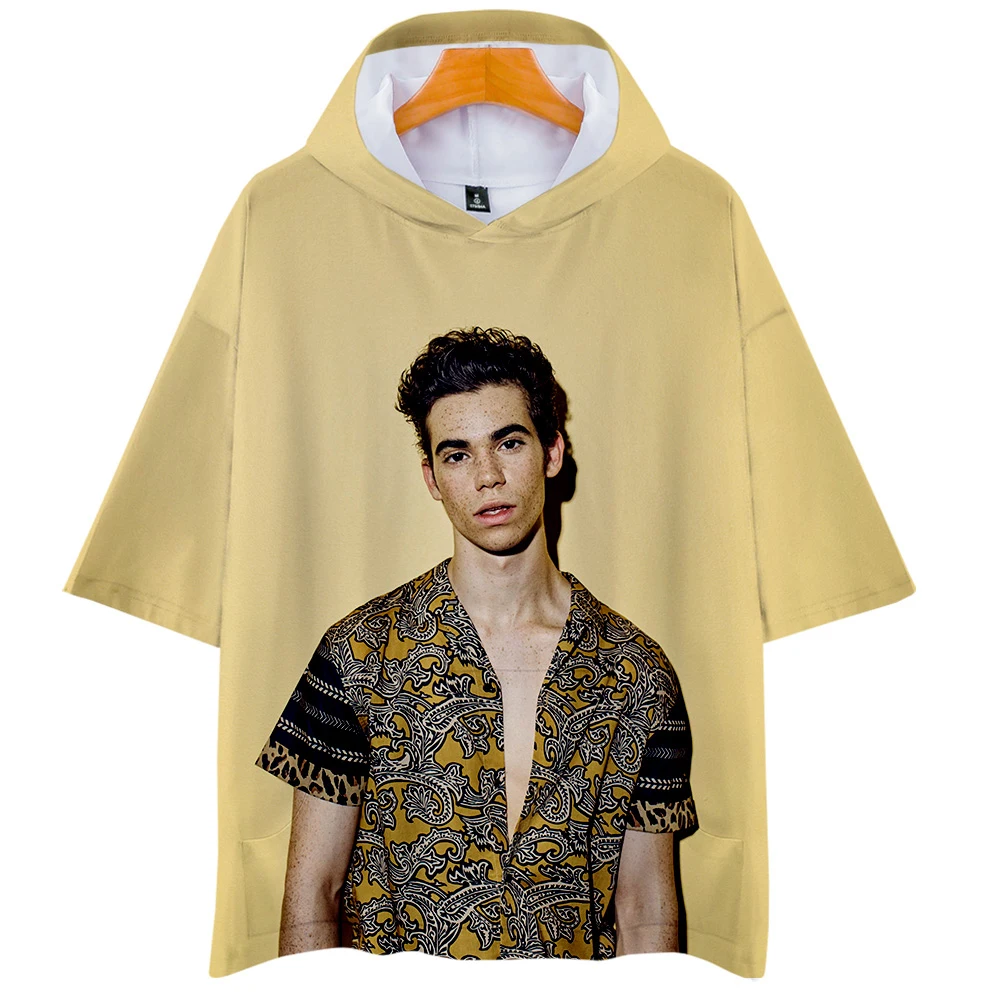 Новинка 2019 года модные летние футболки с короткими рукавами 3D принтом Cameron Boyce