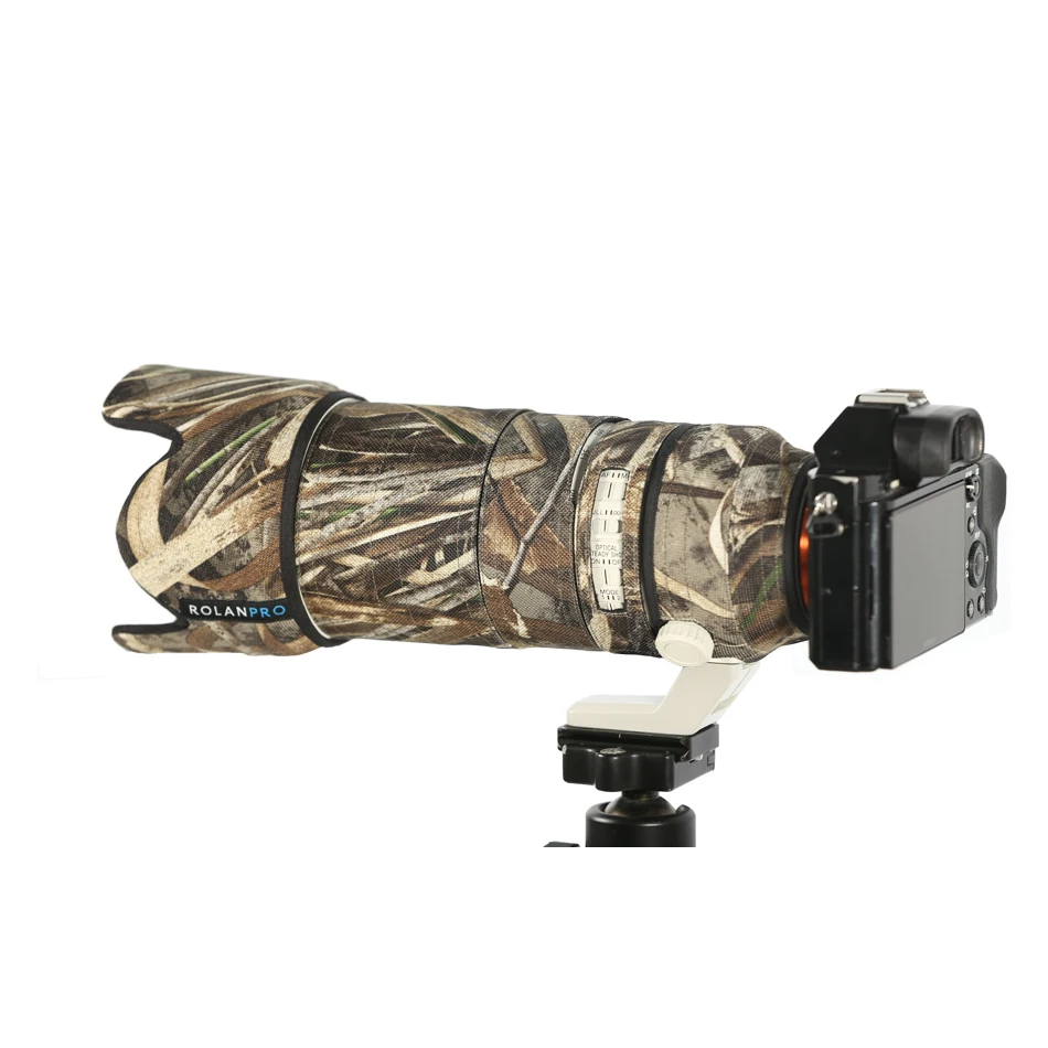 ROLANPRO ткань для объектива камеры Камуфляж SONY FE 70-200 f 2 8 GM OSS защитный чехол оружие