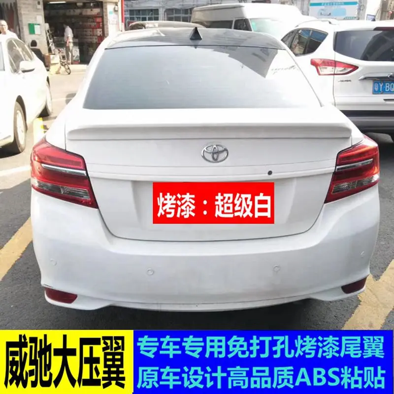 Используется для toyota yaris/vios спойлер 2014-2018 высокого качества ABS Материал