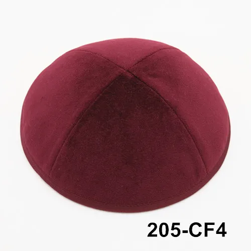 205cf4 Kippot Kippa Kippah Kipa 19cmVelvet SkulliesJewishYarmulke Beanies шляпа-Кепка с черепом - Color: 205cf4