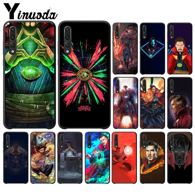 Yinuoda Marvel Doctor Strange мягкий черный чехол для телефона Huawei P10 plus 20 pro P20 lite mate9 10 honor view10 |