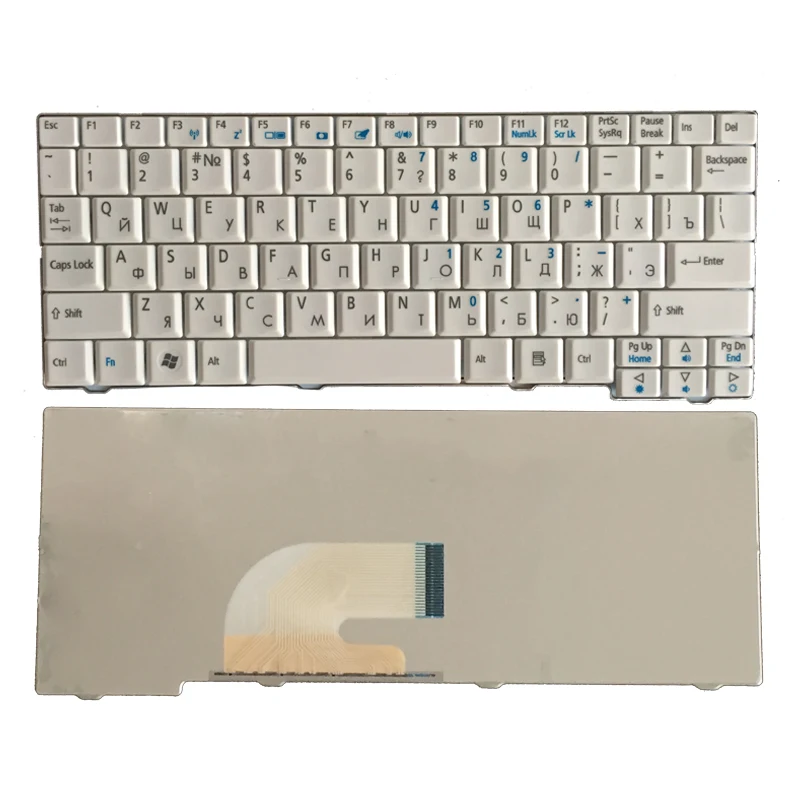 Русская клавиатура для ноутбука Acer Aspire One ZG5 D150 D210 D250 A110 A150 A150L ZA8 ZG8 KAV60 Emachines EM250 ру