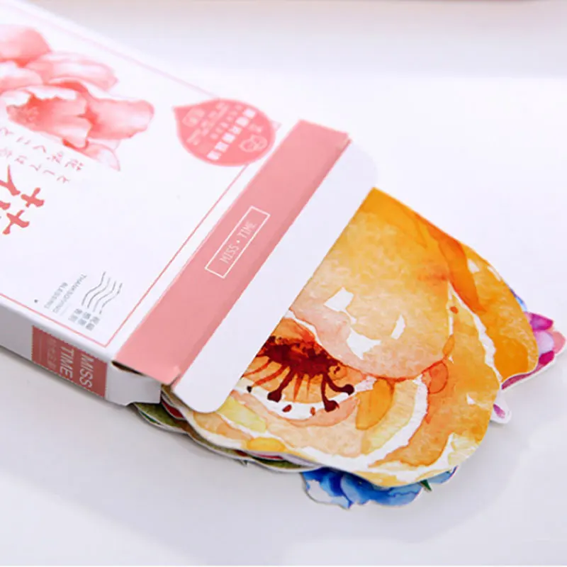 30 шт./лот цветочное растение гетероморфизм открытка акварельная ручная роспись