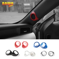 bawa abs car interior a pillar door audio stereo speaker decoration cover trim for ford mustang 2015 up car styling