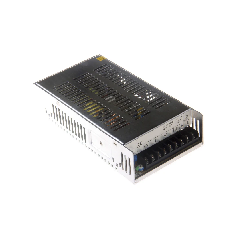 S-250-12 Импульсный источник питания 250 Вт 12 В 20 А Одиночный выходной переменно-постоянный преобразователь для светодиодной ленты AC110V / 220V трансформатор в DC 12 В вкл.