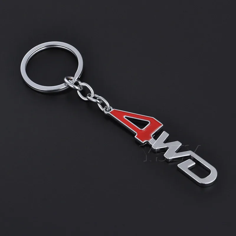 Модный брелок для ключей с логотипом автомобиля 4WD 4x4 BMW Mercedes Audi Volkswagen VW Ford Honda Nissan