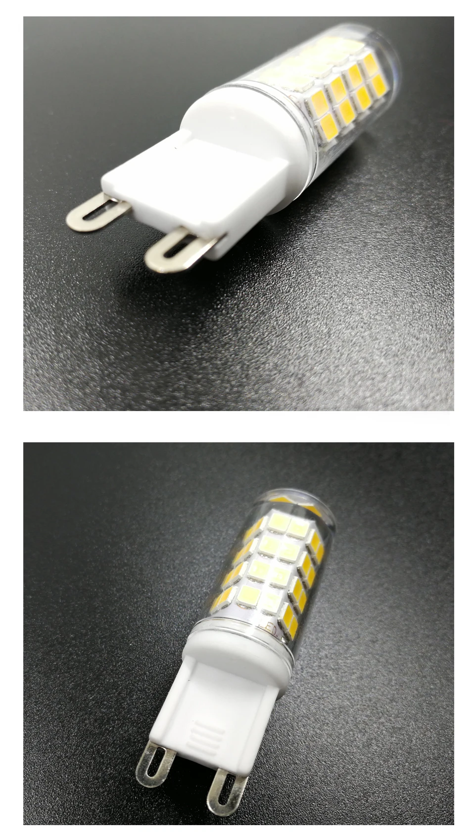 G9 светодиодный светильник на мерцании AC120V 220V 3W 2835 SMD 52 светодиодный S светильник кукурузная лампа замена 40W галогенный светильник