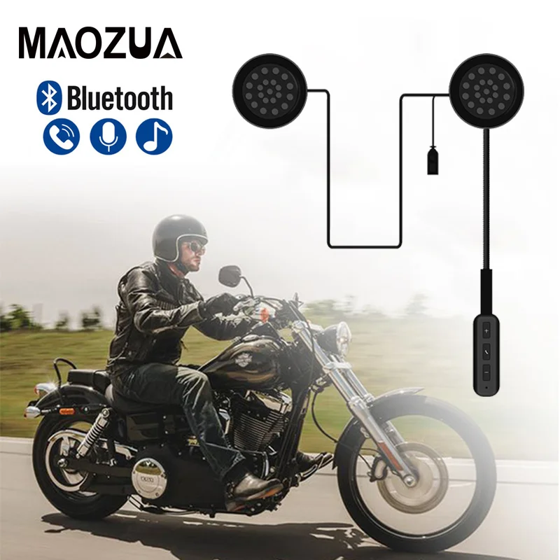 10 шт./лот Беспроводная Bluetooth-гарнитура с двигателем наушники для мотоциклетного