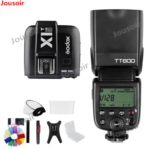Godox TT600 2 4G Беспроводная вспышка для камеры Speedlite + X1T C/N/F передатчик триггер C N