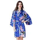 Женская одежда для сна, шелковое кимоно, халат, халат для женщин, женская одежда для сна, новинка 2019