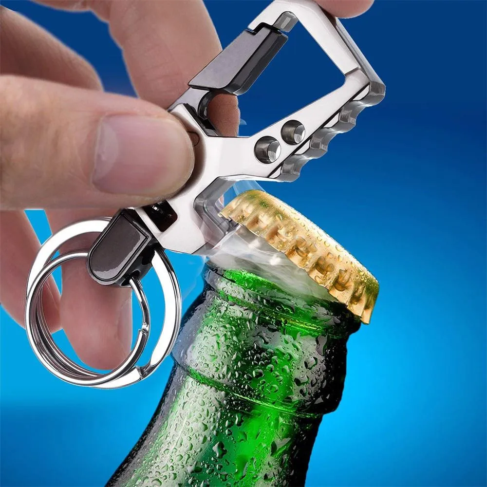CARPRIE Брелоки для ключей Heavy Duty брелок Ключи Кольцо-открывалка бутылок креативный