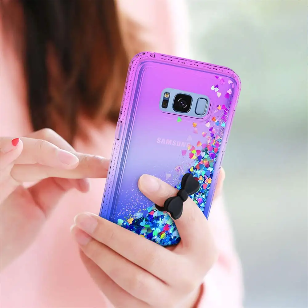 Diamond Glitter Liquid Case For Samsung Galaxy S8/S8 Plus Coque Sparkly Flowing Quicksand TPU Silicone Protective Phone Cover |