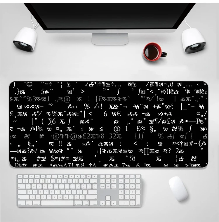 YIMAOC Boy Gift Pad Geometric formula Mouse Computer Mousepad Anti-slip Natural Rubber Gaming Mat 30x60 cm | Компьютеры и офис