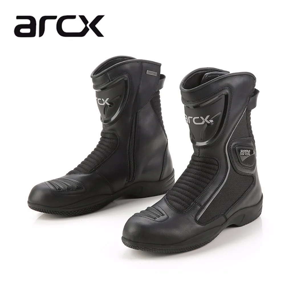 ARCX/кожаные ботинки в байкерском стиле; летняя дышащая обувь до середины икры; обувь для гонок в байкерском стиле; botas; ботинки в байкерском стиле