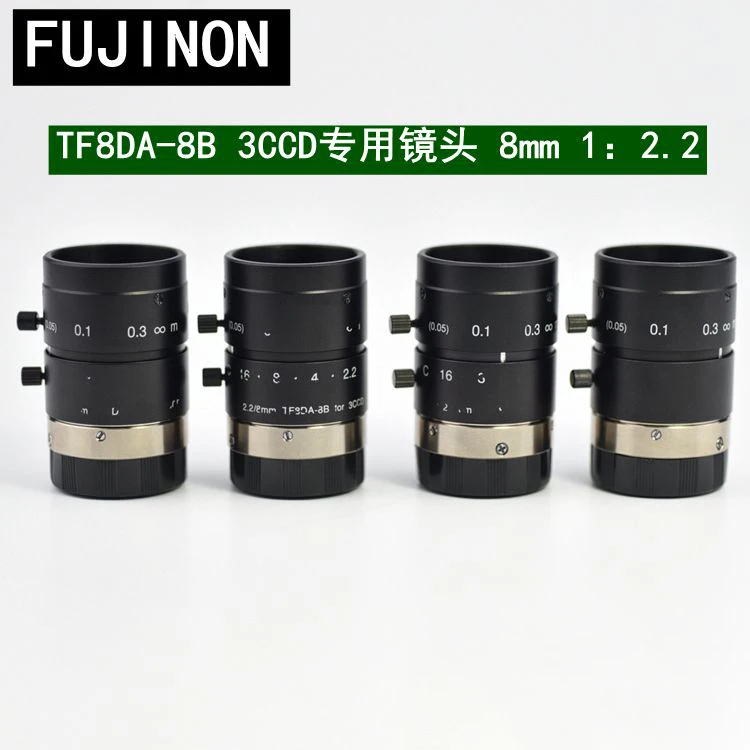 Бывший в употреблении оригинальный FUJINON TF8DA-8B 3CCD объектив 8 мм 1:2.2 TV для