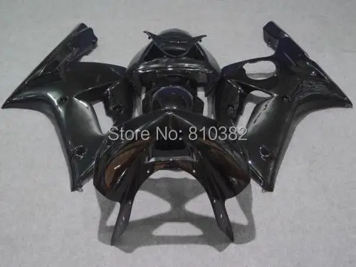 Набор обтекателей для мотоцикла KAWASAKI Ninja ZX6R 03 04 636 2003 2004 Полный глянцевый черный