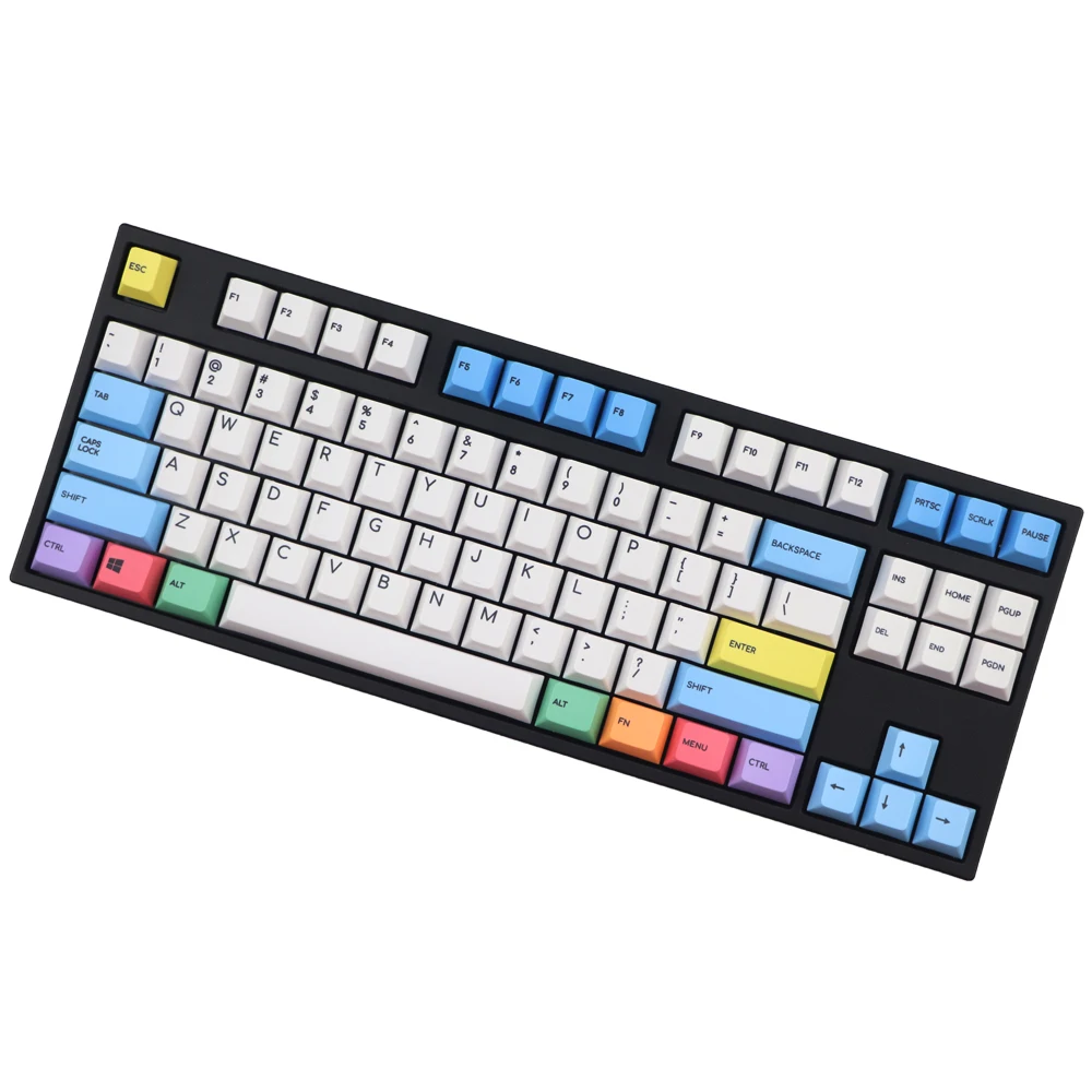 Крутая механическая клавиатура Jazz 123 клавиши pbt Cherry mx колпачки для клавиш