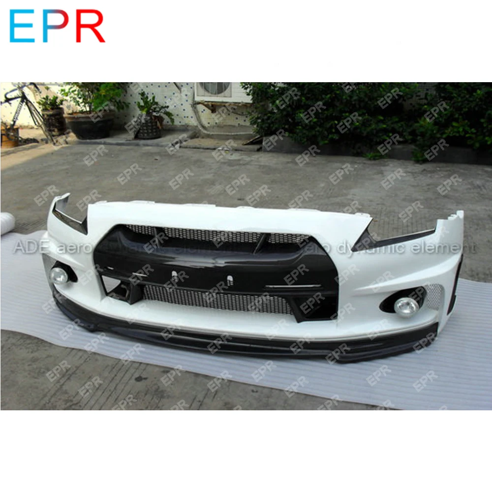 Для Nissan GTR R35 Wald тип 1 передний бампер (противотуманная фара в комплект не входит)