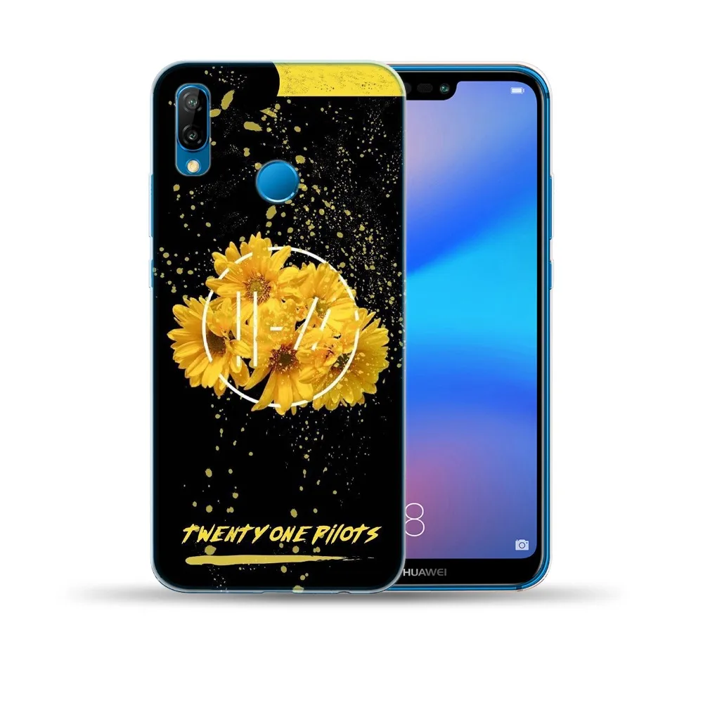 Мягкий ТПУ чехол Twenty One Pilots 21 для Huawei P8 P9 P10 P20 Lite P30 Pro силиконовый Capa Mate 10 20