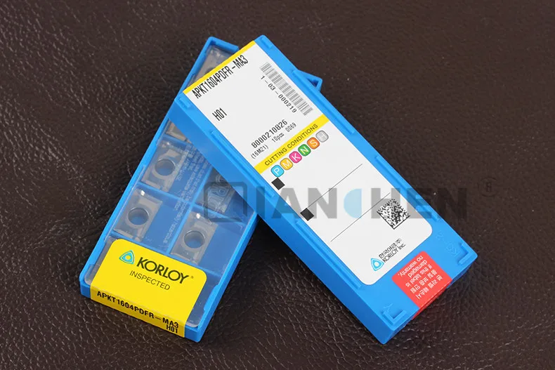 Оригинальные KORLOY APKT1604PDFR-MA3 H01(10 шт./лот) резки вставки в инструменты