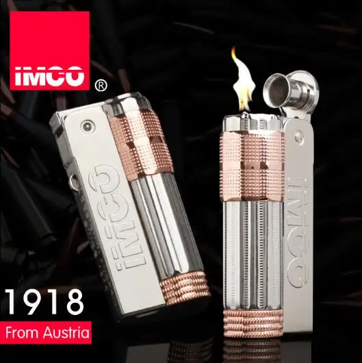 IMCO Ретро Австрия керосиновые зажигалки, мужские подарки, зажигалка с абразивным кругом подарочная упаковка