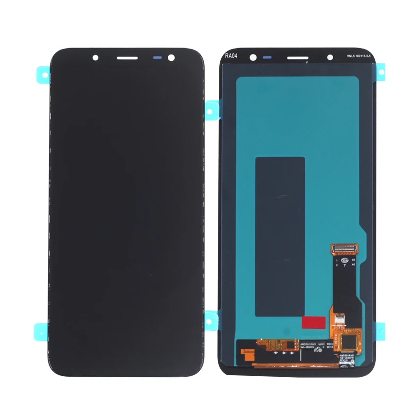 Оригинальный ЖК дисплей AMOLED для Samsung Galaxy J6 2018 сменный сенсорный экран с цифровым