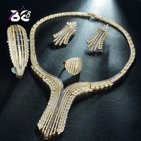 be 8 new exquisite dubai jewelry set luxury big nigerian gold color wedding african beads jewelry set costume design s229