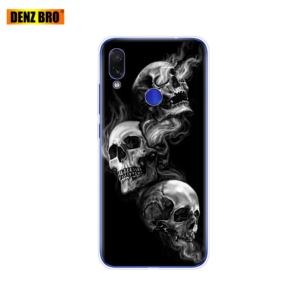 61868 Для Xiaomi Redmi Note 7 силиконовый мягкий ТПУ с рисунком для Xiaomi Redmi NOTE 7 PRO Чехол 6,3 дюймов Funda Coque Redmi Note7 чехол бампер - Цвет: 61868