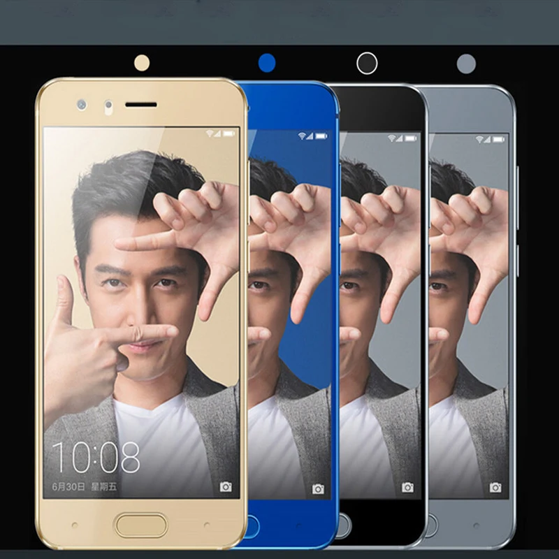 Никотд для huawei honor 9, закаленное стекло, защитная пленка 9 H, полное покрытие, синий 3D, для huawei honor 9, стеклянная пленка, 5,15 дюймов