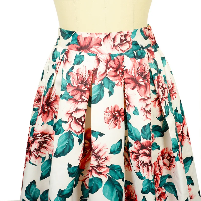 Мусульманская женская непрозрачная модная сатиновая длинная юбка винтажная