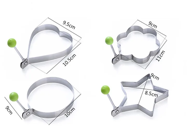5 шт./компл. Милая фотоформа из нержавеющей стали инструменты для укладки форма