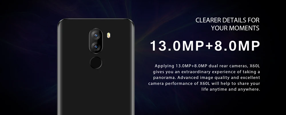 DOOGEE X60L смартфон с 5 дюймовым дисплеем четырёхъядерным процессором MTK6737V ОЗУ 2 Гб