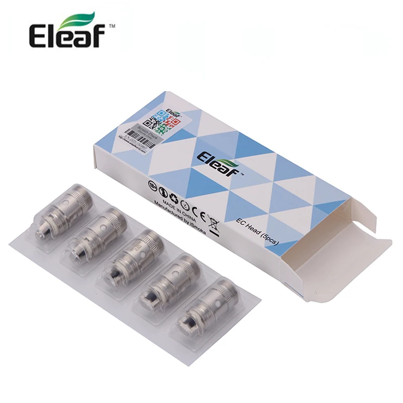 Оригинальная катушка атомайзера Eleaf EC 5 шт./лот 0 3 Ом фитильная из органического