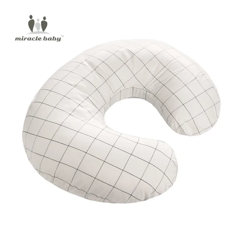 White plaid Подушки для беременных Детские подушки для грудного вскармливания для младенцев u-образные Newbron хлопковые подушки для кормления Подушка для кормления поясная подушка - Цвет: White plaid