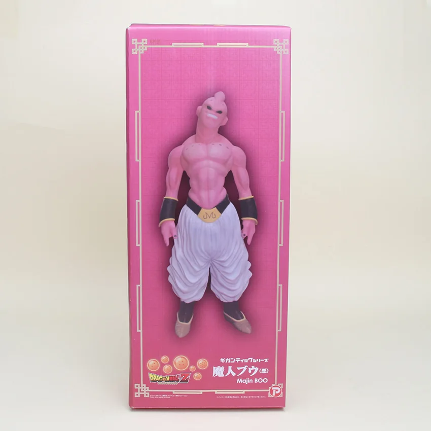 buu with box 44 см-47 см Big Dragon Ball Z Сон Гоку Супер Saiyan Buu сотовый Dragon Ball Z ПВХ фигурка Коллекционная модель детские игрушки - Цвет: buu with box