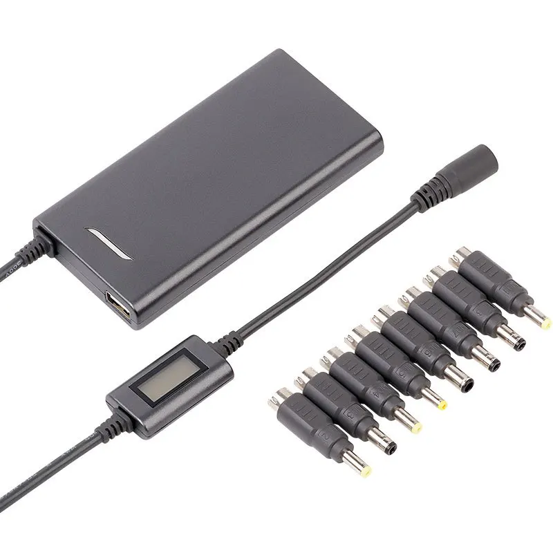 ICV 5-24 V 70 W 15mm ультра тонкий Автоматический Универсальный ноутбук зарядное устройство адаптер питания AC/адаптер с ЖК-дисплеем подходит практически для всех ноутбуков