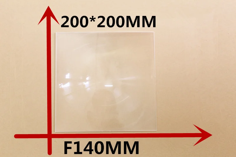 5 шт. бесплатная доставка объектив quare Fresnel 200*200 мм фокусное расстояние 210