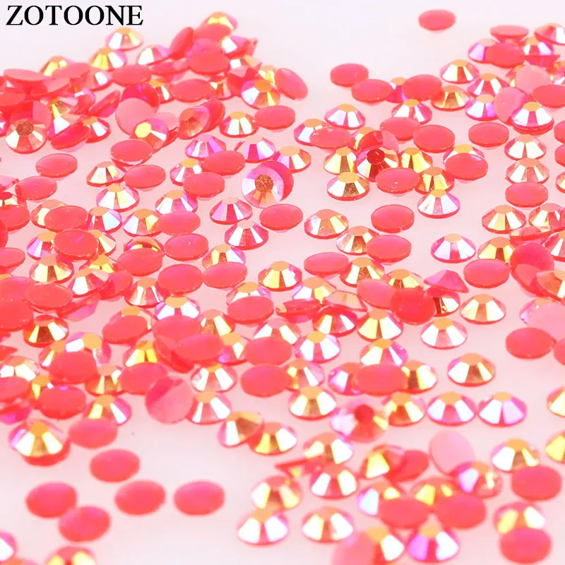 ZOTOONE 1000 шт. камни и кристаллы AB красные стразы s для одежды Seing аксессуары DIY