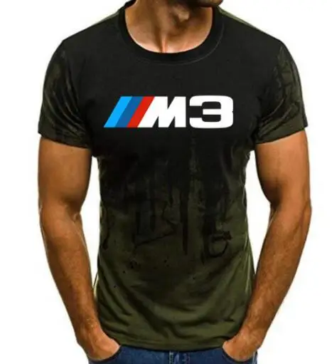 2019 камуфляжная футболка M серии M2 M3 M5 автомобильный джойстик дизайн Мужская