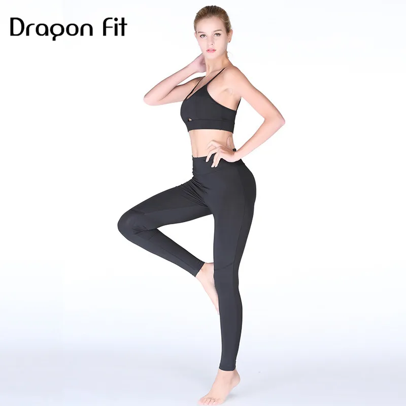 Женский спортивный костюм Dragon Fit для занятий йогой комплект из двух предметов