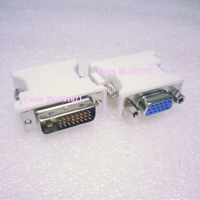 Адаптер DVI VGA разъем 24 + 5 DVI24 1 D-Sub адаптер 15P гнездовой Мужской | Электроника