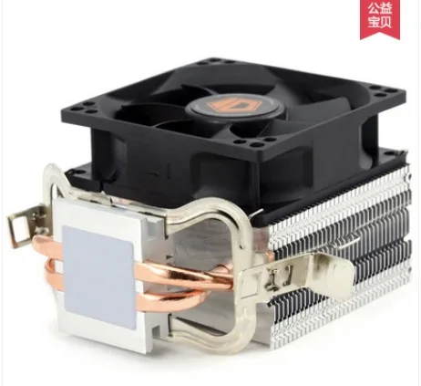 Высокое качество 80 мм вентилятор 2 тепловые трубки TDP 95 Вт для LGA 775 1150 1151 FM2 FM1 AM3+ AM2+ кулер для процессора вентилятор ID-Cooling SE-802