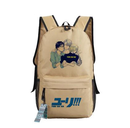 YURI on ICE Katsuki Yuri, женский рюкзак, Холщовый, школьные сумки для подростков, Harajuku, дорожный рюкзак, аниме, рюкзак для ноутбука, рюкзак для книг - Цвет: 8
