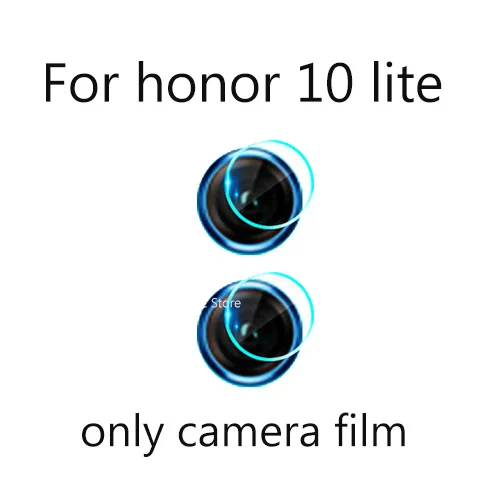 only camera glass 2-в-1 защитный Камера Стекло honor 10 Lite закаленное Стекло Экран протектор для huawei honor 10 10lite honor 10 Стекло безопасности - Цвет: only camera glass