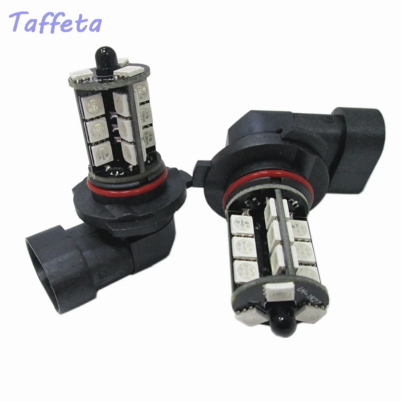 2 шт 12V HB3 9005 HB4 9006 светодиодный с несколькими цветами RGB Цвет 5050 27SMD автомобиля