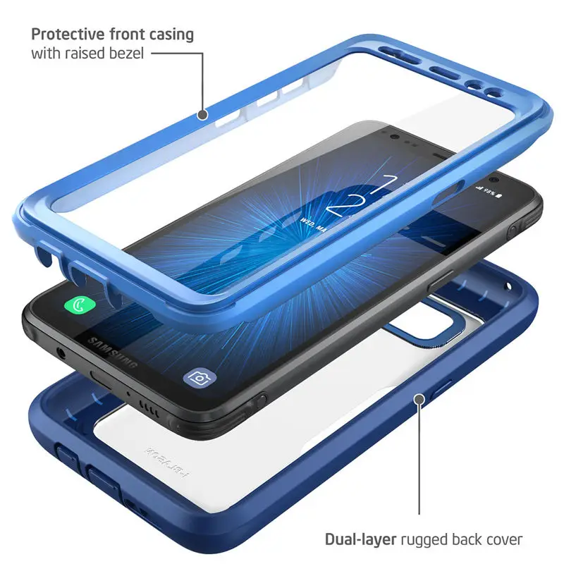 Для Galaxy S8Active Чехол i-Blason Magma сверхмощный ударопрочный бампер Чехол со встроенной защитной пленкой, не подходит для S8/S8