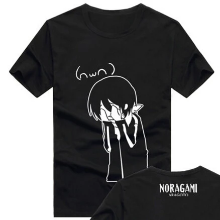 Новая футболка для косплея Noragami, модная Хлопковая мужская футболка YATO аниме, топы, футболки